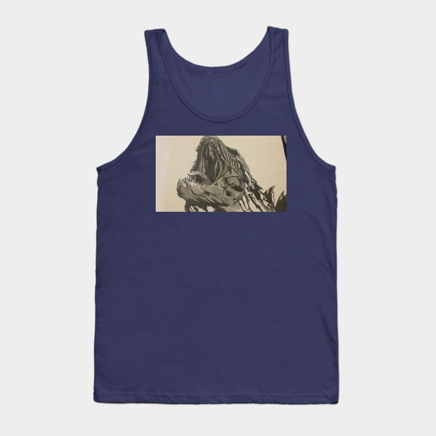 Godzilla Tank Top by roxydemon